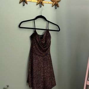 Windsor homecoming dress purple and silver sparkle XS